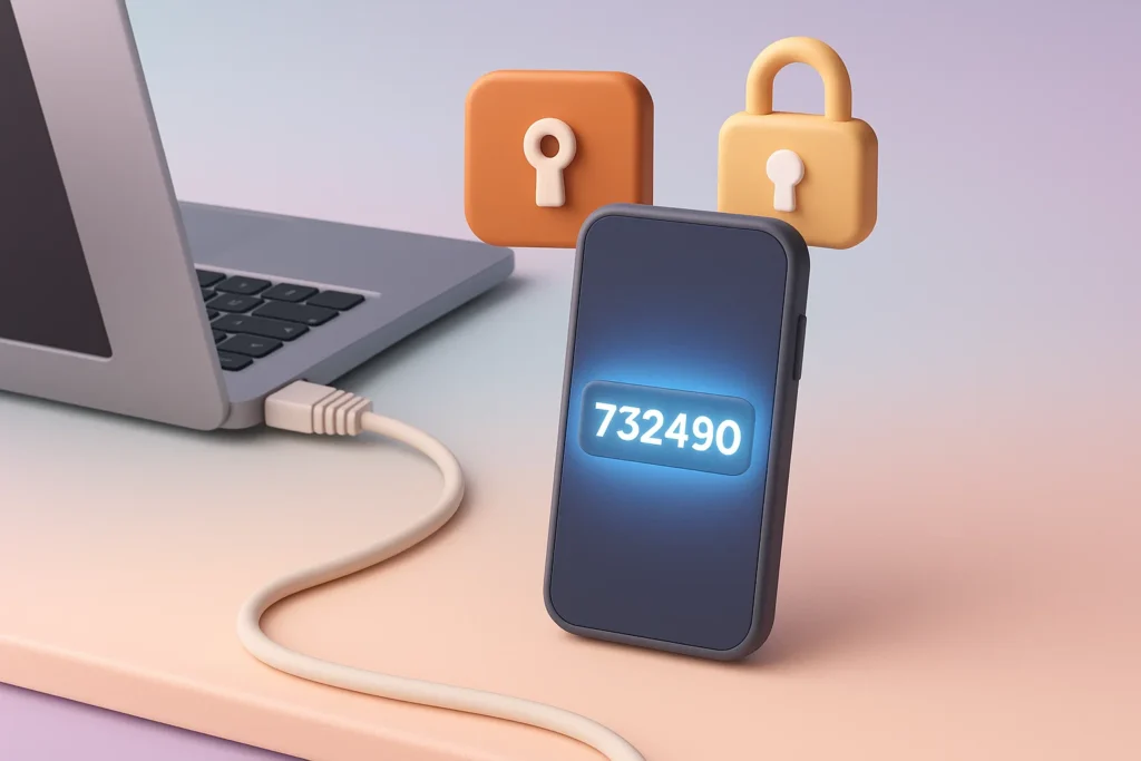Two-factor authentication and device security tools for cam models.