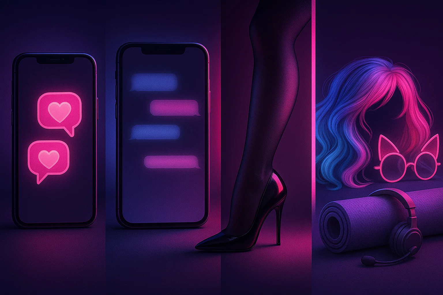 “Creator choosing what content sells best on OnlyFans while looking at different niche ideas on a laptop”